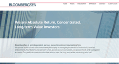 Desktop Screenshot of bloombergsen.com